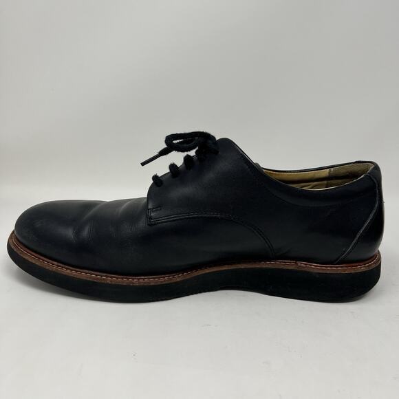 Samuel Hubbard Rainy Day Founder Oxford Black Leather‎ Dress Shoes Men’s Size 10 - Picture 7 of 10